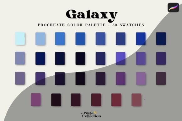 Download Galaxy Sky Procreate Color Palette - Galaxy Collection