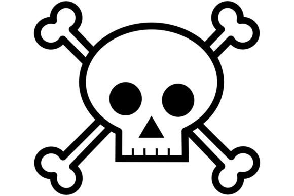Download Skull N Crossbones Procreate Brush Stamp - Procreate brush stamp Collection
