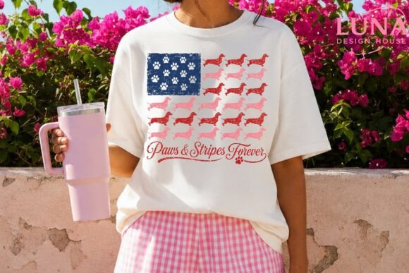 Download Dachshund American Flag PNG Sublimation - Dachshund Collection
