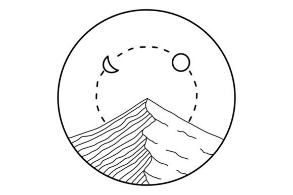 Download Mountain Sky Procreate Brush Stamp - Procreate brush stamp Collection