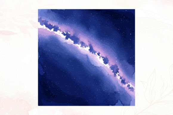 Download Watercolor Universe Galaxy with Stars - Galaxy Collection